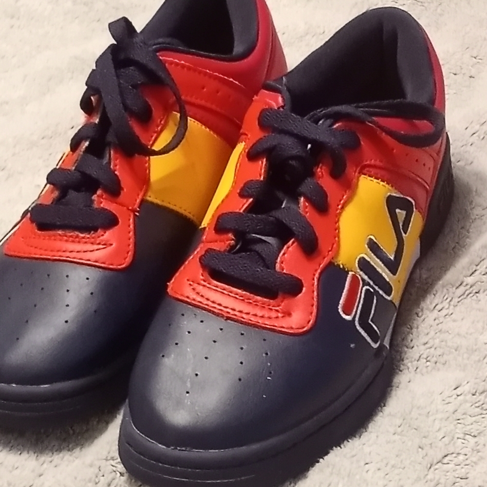 Fila Red blue yellow fila sneaker shoe